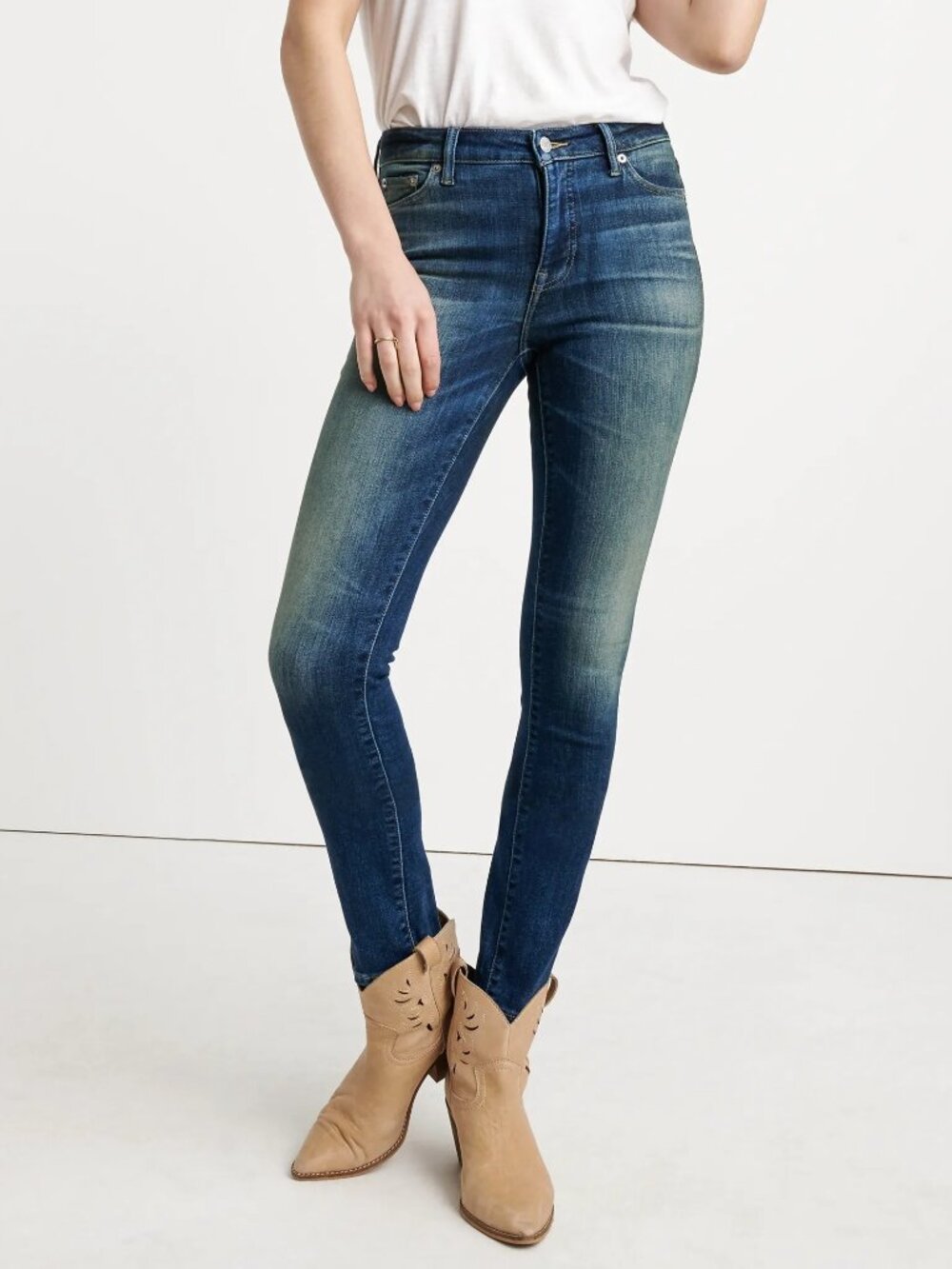 Lucky Brand Hayden Skinny Jeans- ankle length - color: elberta